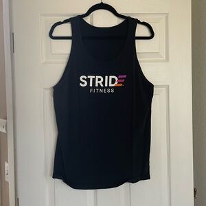 STRIDE Fitness Black Tank Top